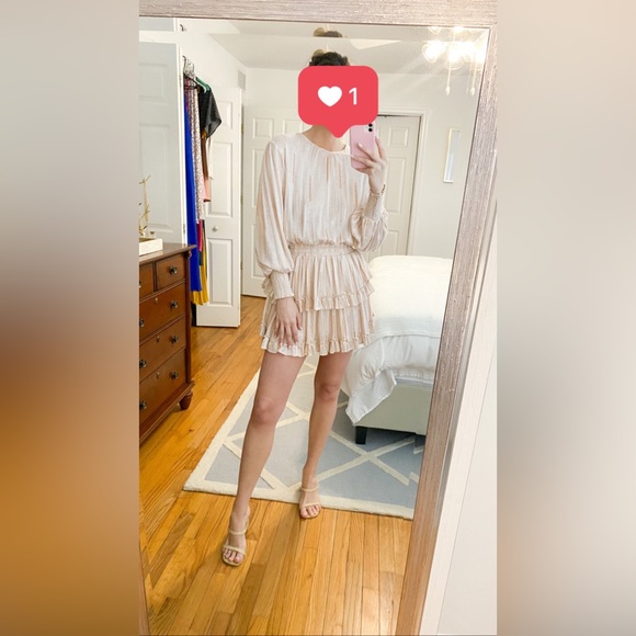 Misa Revolve Katia Dress in Blush Stripe - Picture 5 of 12